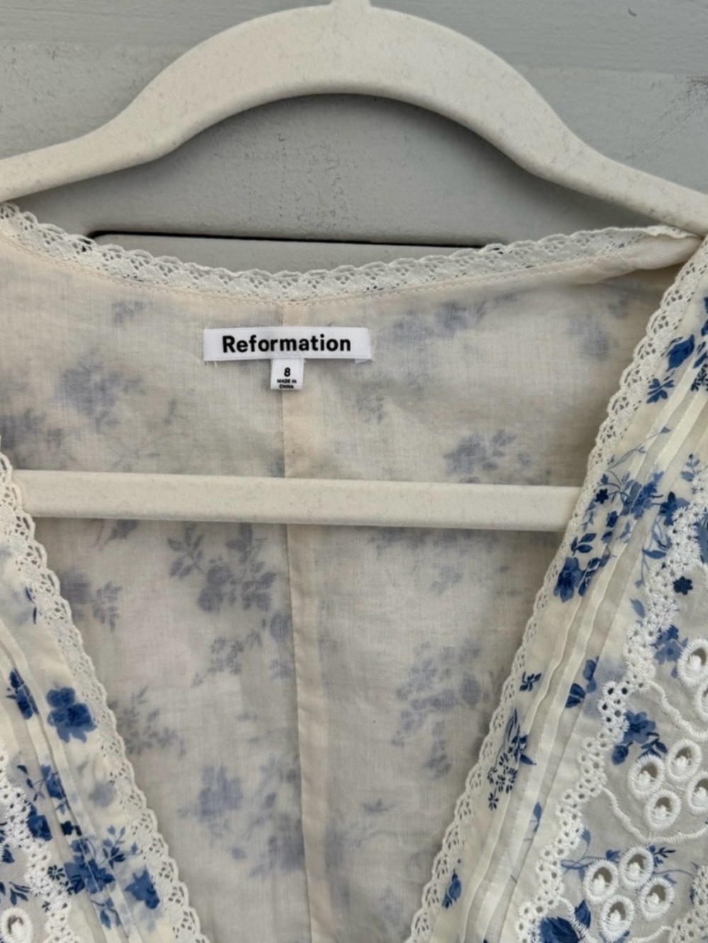Reformation Meadowlark Top In Lula 8 View 3
